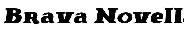 Brava Novella font preview
